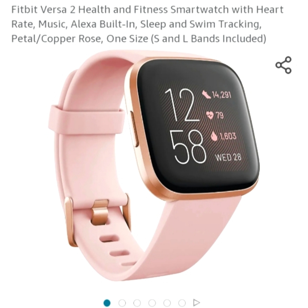 Brand new pink versa 2 fit bit